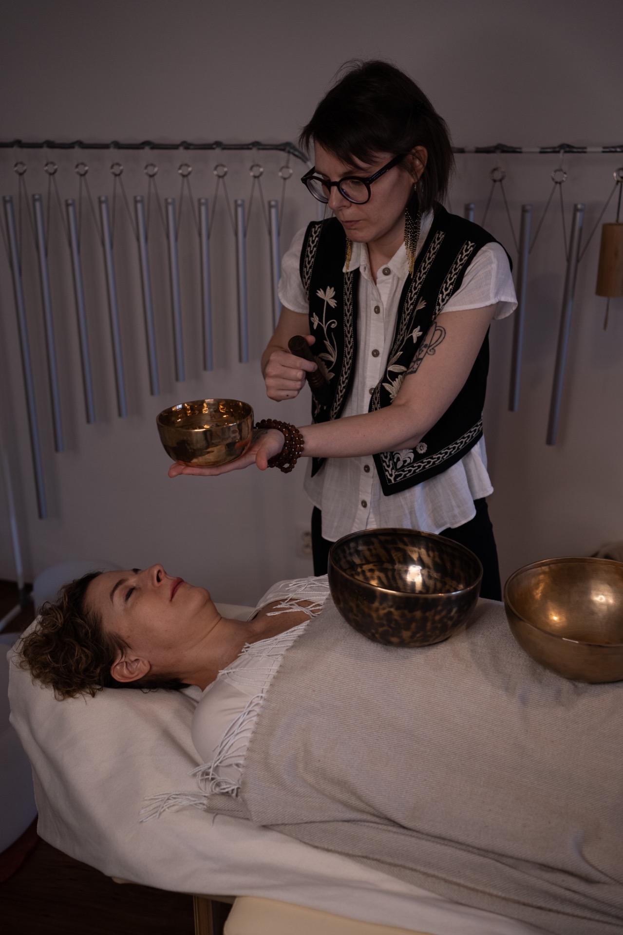 Muzikoterapie s tibetskou mísou